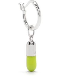 True Rocks - Single Skull Hoop Earring - Lyst
