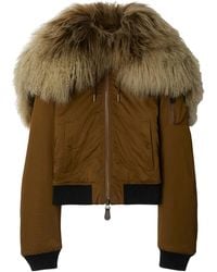 Burberry - Padded Bomber Jacket - Lyst