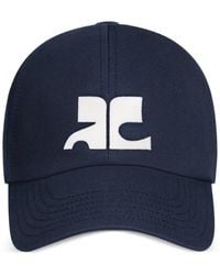 Courreges - Ac Baseballkappe Mit Logo-Patch - Lyst
