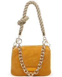MY BEST BAG - Sac Porté Épaule En Daim À Anse En Corde - Lyst