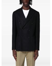 Santaniello - Double-Breasted Blazer - Lyst