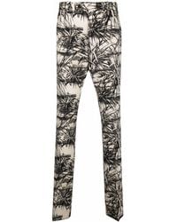 Amiri - Floral Aloha Slash Flare Trousers - Lyst