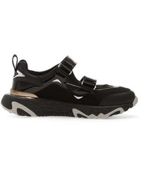 KARL LAGERFELD - Patent-Finish Touch-Strap Sneakers - Lyst