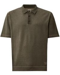 C.P. Company - Polo En Crêpe De Coton À Double Délavage - Lyst