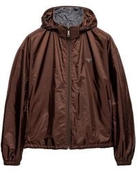 Prada - Reversible Hooded Re-Nylon Jacket - Lyst