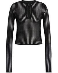 Dondup - Sheer-Knit Cut-Out Sweater - Lyst