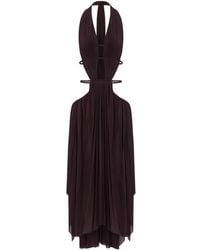 Philosophy Di Lorenzo Serafini - Cut-Out Draped Midi Dress - Lyst