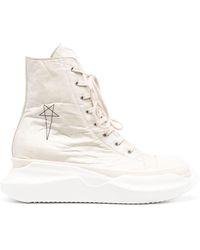 Rick Owens - Adfu Abstract Lace-up Sneakers - Lyst