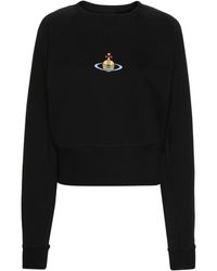 Vivienne Westwood - Sweatshirt Mit Orb-Logostickerei - Lyst