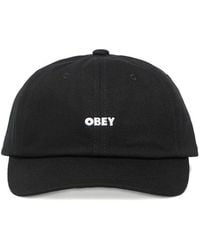 Obey - Logo Cap - Lyst