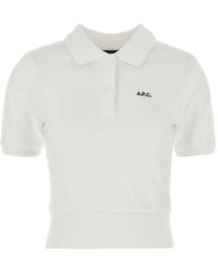 A.P.C. - Cotton Polo Shirt - Lyst