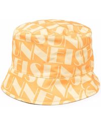Sunnei - Logo-print Reversible Bucket Hat - Lyst