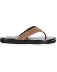 COPENHAGEN - Suede Flip-Flops - Lyst