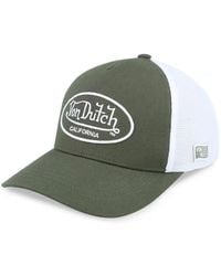 Von Dutch - Logo-Patch Mesh-Panel Baseball Cap - Lyst
