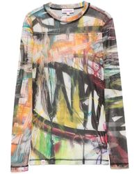 Charles Jeffrey - Graphic-Pattern T-Shirt - Lyst