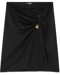 Versace - Safety Pin Cover-Up Skirt - Lyst