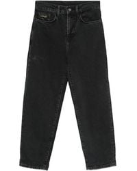 Liu Jo - Logo-Plaque Straight-Leg Jeans - Lyst