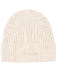 MC2 Saint Barth - Ribbed-Knit Embroidered Beanie Hat - Lyst