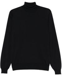Lardini - Turtleneck Wool Sweater - Lyst