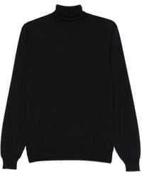 Lardini - Turtleneck Wool Sweater - Lyst