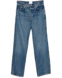 Reformation - Val 90's straight-leg jeans - Lyst