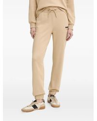 ARMANI EXCHANGE - Drawstring-Waist Logo-Detail Track Pants - Lyst