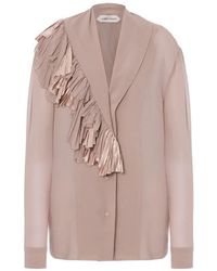 Alberta Ferretti - Ruffle-Detail Shirt - Lyst