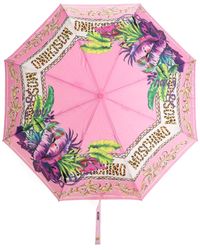 Moschino - Graphic-print Waterproof Umbrella - Lyst