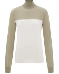 Ferragamo - Trui Met Colourblocking - Lyst