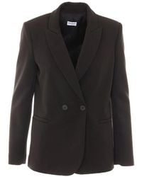 RUE DU BAC - Double-Breasted Reinforced-Shoulder Blazer - Lyst