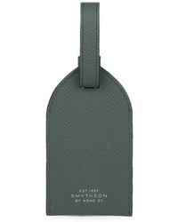 Smythson - Panama Cross-Grain Luggage Tag - Lyst