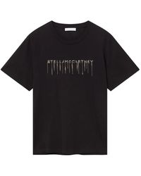 Stella McCartney - Embroidered Stella Logo T-Shir - Lyst