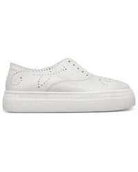 Fratelli Rossetti - Brogue-Detail Slip-On Sneakers - Lyst