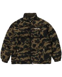 A Bathing Ape - Reversible Padded Jacket - Lyst