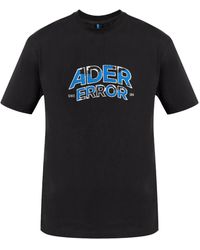 Adererror - Logo-Embroidered Drop Shoulder T-Shirt - Lyst