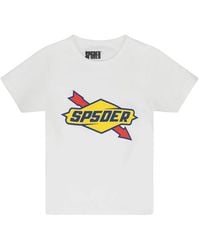 Sp5der - Gas Logo-Print T-Shirt - Lyst