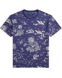 Polo Ralph Lauren - Polo Bear- Print T-Shirt - Lyst