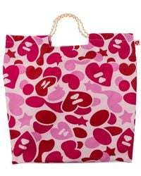 AAPE BY A BATHING AP - Printed Tote Bag - Lyst