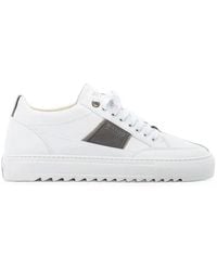 Mason's - Tia Sport Primo Leather Low-Top Sneakers - Lyst