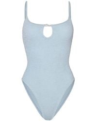 Hunza G - Mia Beaded Swimsuit - Lyst