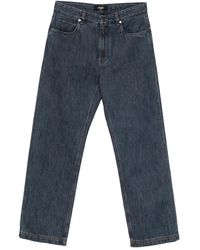 Fendi - Vaqueros Bootcut Rectos Acolchados - Lyst