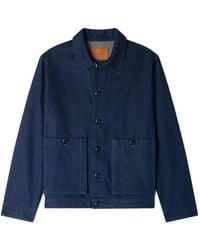 Sandro - Denim Worker Jacket - Lyst