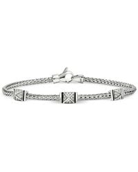 John Hardy - Icon Stud Diamond Bracelet - Lyst