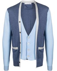 Private Stock - Vest Met Colourblocking - Lyst