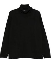 Alpha Studio - Pull À Épaules Tombantes Col Roulé - Lyst