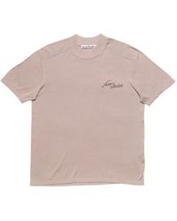 Acne Studios - Embroidered Knitted T-Shirt - Lyst