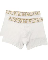Versace - Lot De Deux Boxers Greca Border - Lyst