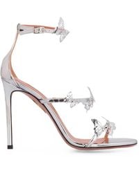 Aquazzura - Papillon Sauvage Butterfly-Embellished Sandals - Lyst