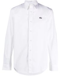 DIESEL - S-Benny-A Logo-Appliqué Shirt - Lyst