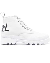 Karl Lagerfeld - Trekka Ii Hiker Ankle Boots - Lyst